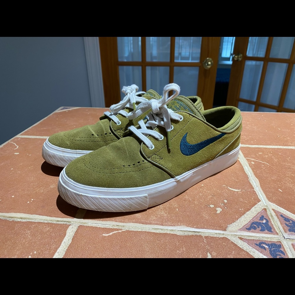 Green Suede Nike Janoski